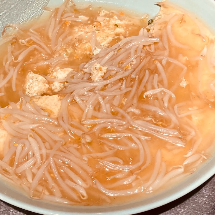 半分電子レンジで!お野菜たっぷり天津飯